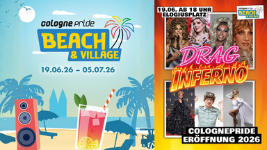 DRAG INFERNO 🔥 - ColognePride Beach & Village Opening Event 🏖️