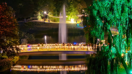 Lichterfest im agra-Park