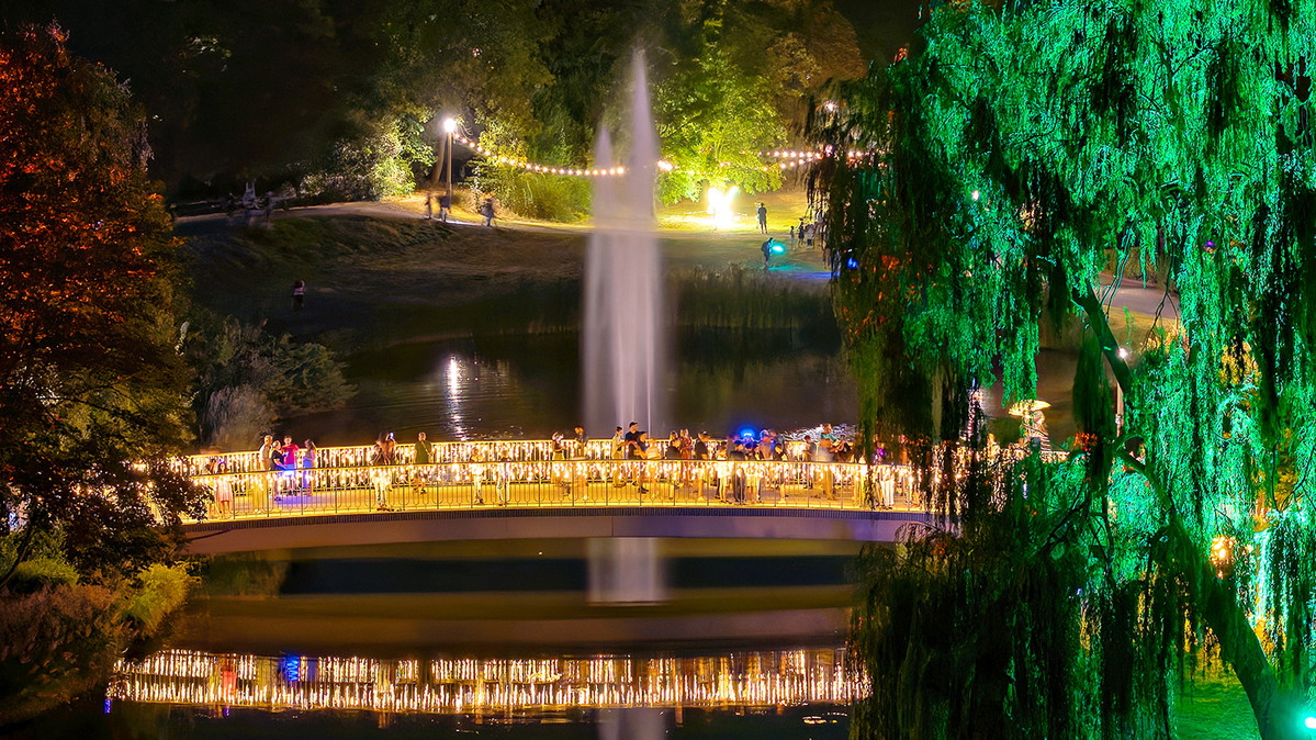 Titelbild der Veranstaltung Lichterfest im agra-Park