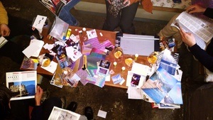 POST GEHT AB – Postkartenaktion