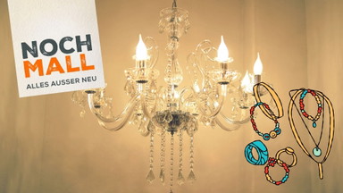 Upcycling-Workshop mit der NochMall: Schmuck aus alten Kronleuchtern