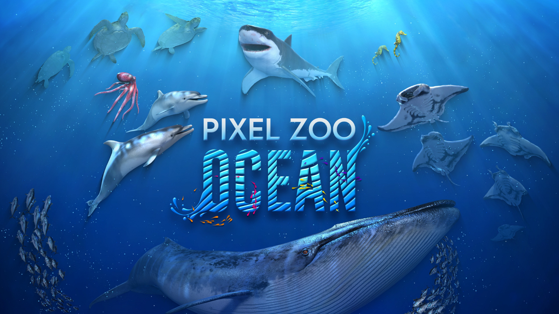 Pixel Zoo Ocean - 360°-Lichtshow für die ganze Familie