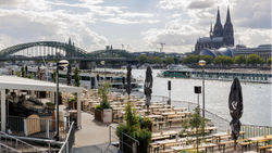 Biergarten Rheinterrassen Köln