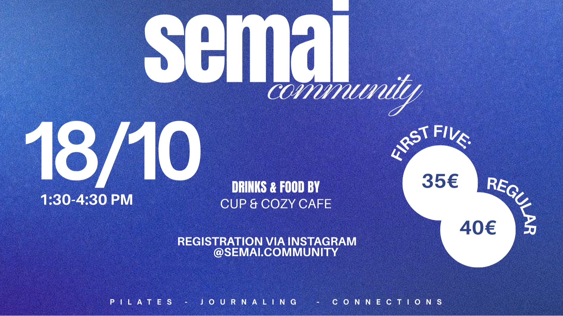 Semai: Pilates, Grounding & Connection