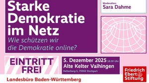 Starke Demokratie im Netz - Wie schützen wir die Demokratie online?