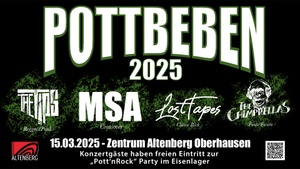 Pottbeben 2025 - mit The Tips + MSA + The Chimprellas + Lost Tapes