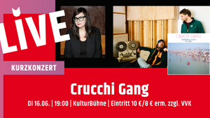 KurzKonzert and Interview mit der Crucchi Gang