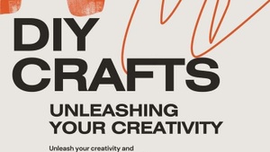 DYI crafts              🌟UNLEASHING YOUR CREATIVITY🌟                 ✨ARTS & CRAFTS                            MEET UP✨