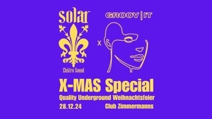 SOLAR & GROOV|IT pres. 🎄✨ Quality Underground Weihnachtsfeier