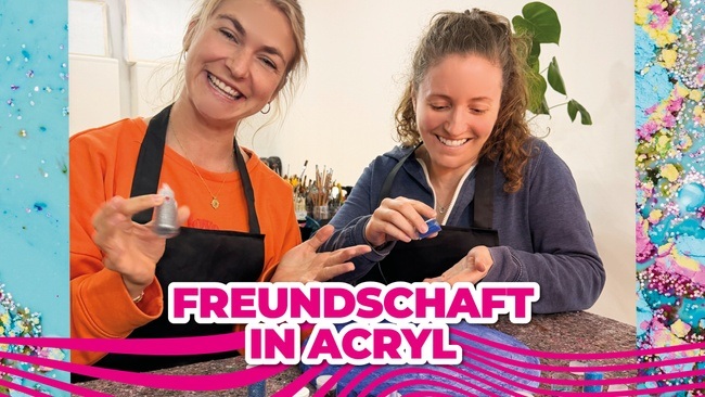 Freundschaft in Acryl - Freundemalkurs