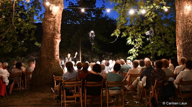 SOMMERFEST mit Martina Hefter, Anja Kampmann, Jan Kuhlbrodt, Clemens Meyer, Kerstin Preiwuß, Giorgio Ferretti & Linn Penelope Rieger. Musik: »Preliminary Injunction«