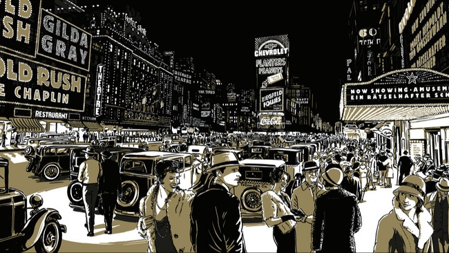 Robert Nippoldt & das Green Light Ensemble - Der große Gatsby - Musikalische Lesung mit Live-Zeichnungen