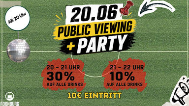 WM gucken in der Roonburg ab 20:00 mit Happy Hour