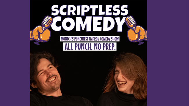 SCRIPTLESS COMEDY: ALL PUNCH. NO BREAKS.