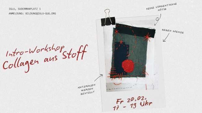 Collagen aus Stoff (Intro-Workshop)
