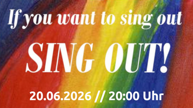 "If you want to sing out: SING OUT!" - Mitsingabend im RegenbogenKino