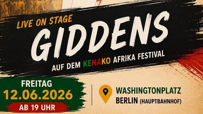 Giddens LIVE @KENAKO AFRICA FESTIVAL BERLIN