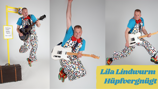 Kinderkonzert mit dem Lilalindwurm - Hüpfvergnügt