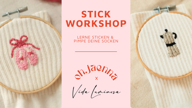 Stickworkshop in Münster | Sticken lernen | oh.jaenna x Vida Luminosa Concept Store