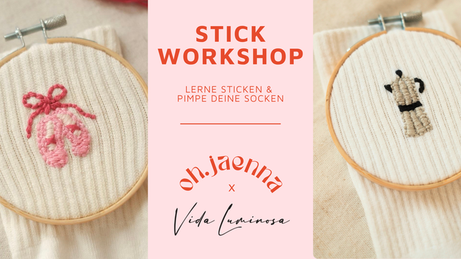 Stickworkshop in Münster | Sticken lernen | oh.jaenna x Vida Luminosa Concept Store
