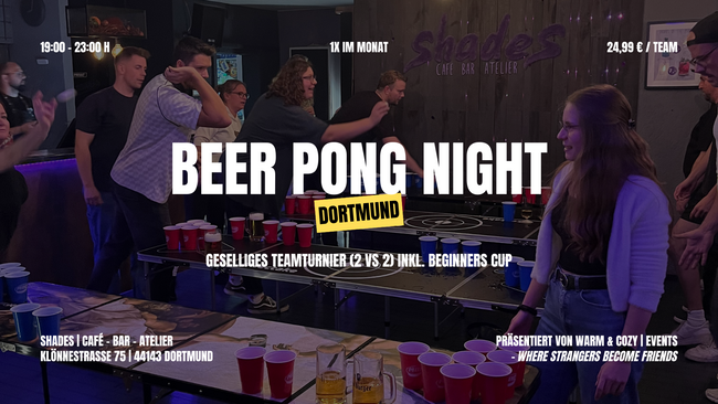 Beer Pong Night (2 vs 2)