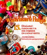 Winterbazar und Flohmarkt in der Fabrique im Gängeviertel