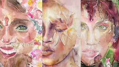 Aquarell Portrait malen lernen