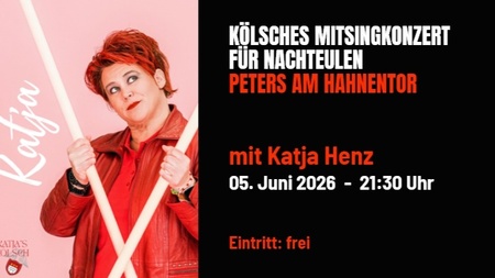 MitSingKunzät vür Naaksüüle, kostenloses Mitsingkonzert mit Katja Henz