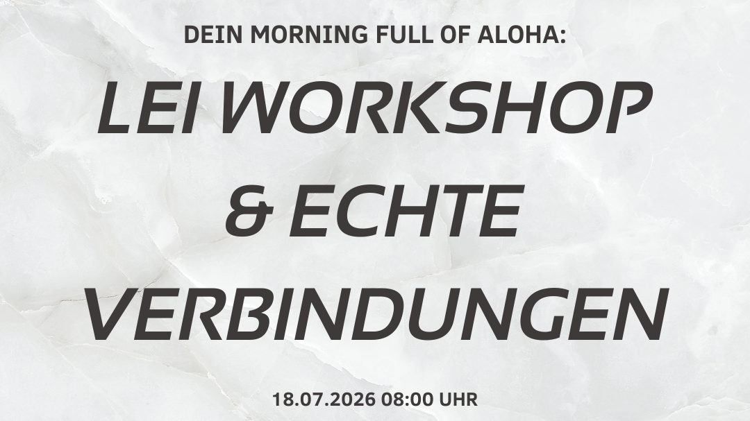 LEI Workshop & echte Verbindungen