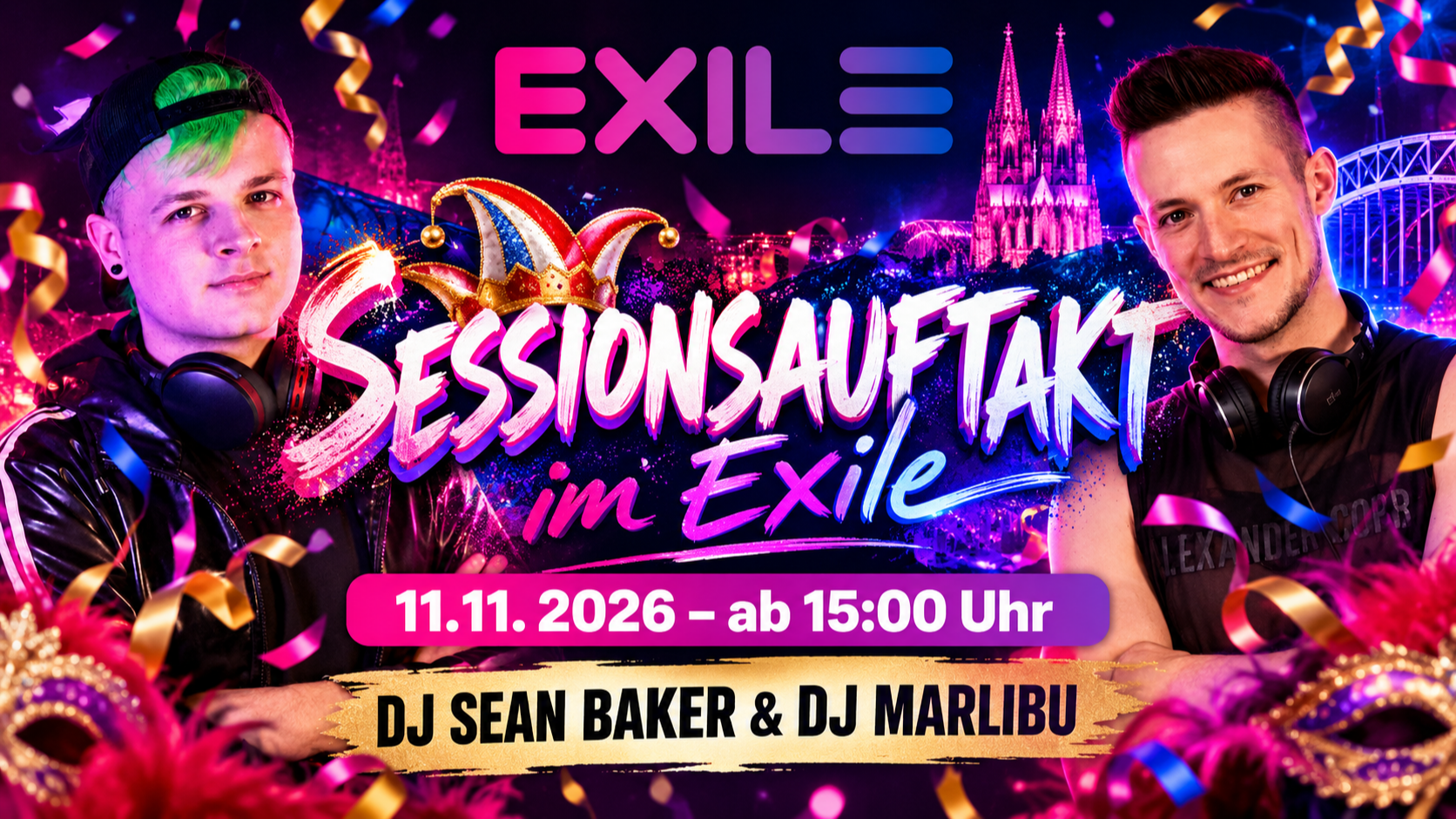 11.11.2026 - Sessionsauftakt im Exile
