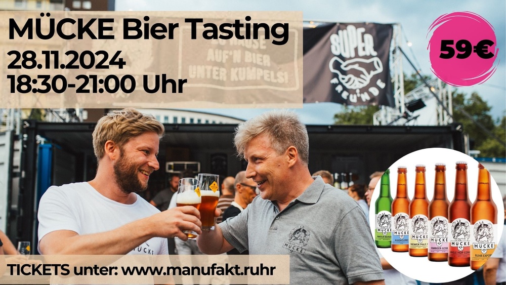 Mücke Biertasting