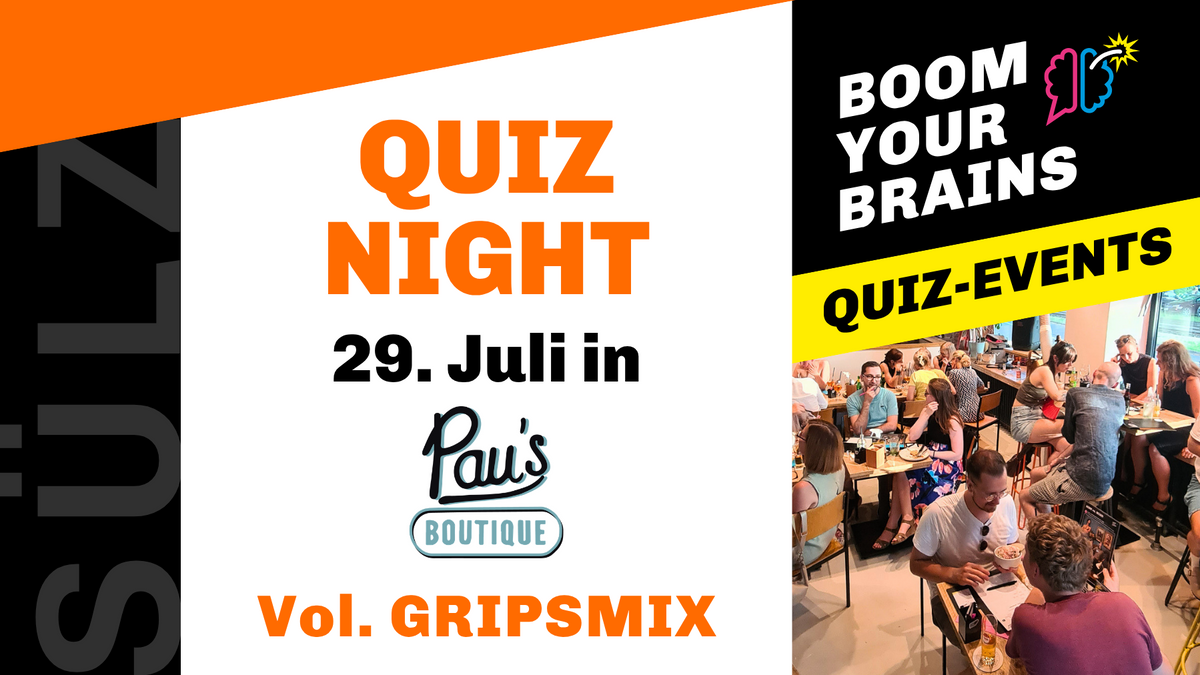 Quiz-Night Sülz | Vol. Gripsmix | Boom Your Brains