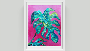 ausARTen - Malworkshop - Monstera