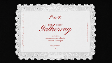 31.07 // EX TO X -  THE FIRST GATHERING