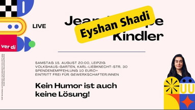 Eyshan Shadi live: Kein Humor ist auch keine Lösung!