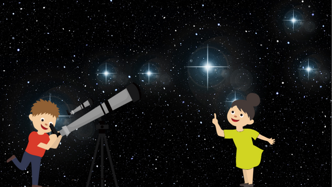 Der Sternenhimmel live für Kinder