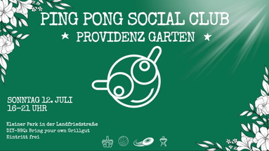 Ping Pong Social Club im Providenzgarten