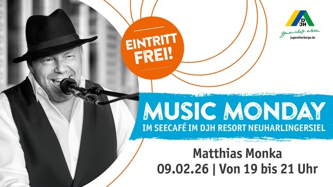 Matthias Monka zum Music Monday im Seecafé im DJH Resort