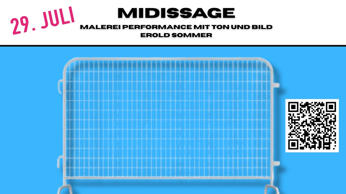 Midissage - Erold Sommer - Live in Farbe - Mit den Bands RADAR + ORA BLU