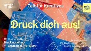 Kreativworkshop für Kinder: Ich druck mich aus!