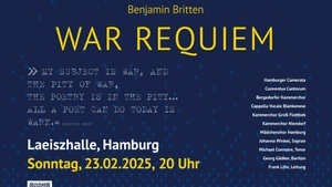 Benjamin Brittens „War Requiem“: Friedensappell zum dritten Jahrestag des Ukraine-Krieges