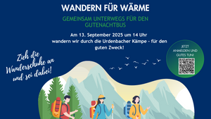 Wandern für Wärme -Gemeinsam unterwegs für den gutenachtbus