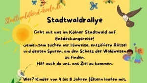 Waldrallye im Stadtwald, Köln-Lindenthal