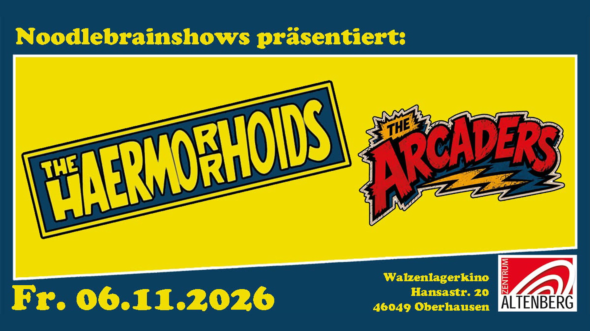 The Haermorrhoids + The Arcaders