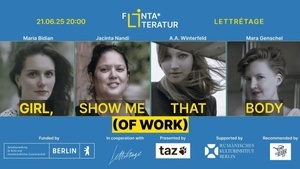 GIRL, SHOW ME THAT BODY (OF WORK): FLINTA LITERATURNACHT #2