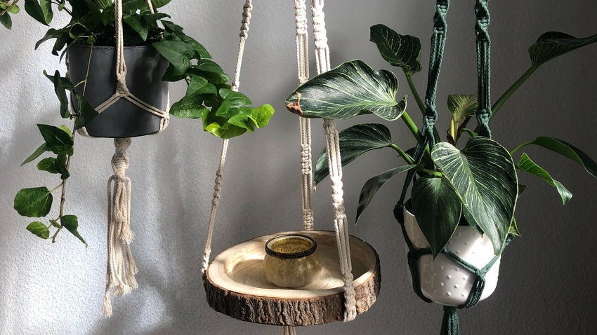 DIY Makramee Hänger