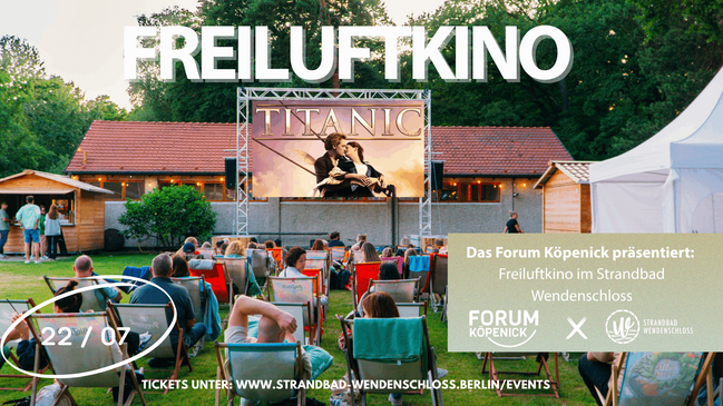 Freiluftkino im Strandbad : TITANIC