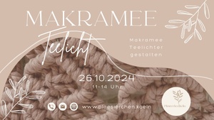 Workshop: Makramee Teelicht