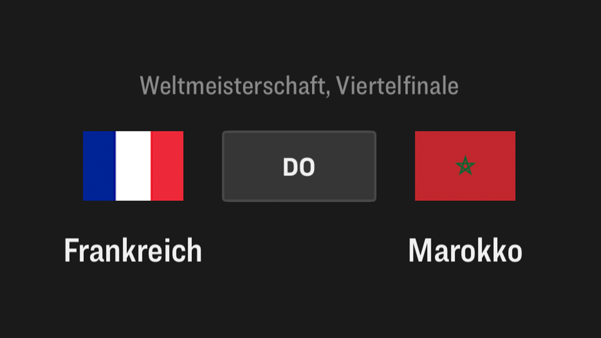 Frankreich - Marokko, WM 2026, Viertelfinale