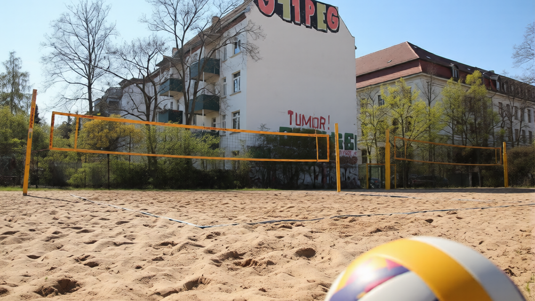 Titelbild der Veranstaltung Beachvolleyball in Lindenau